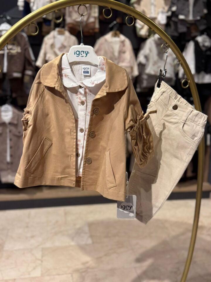 KIZ ÇOCUK TRENÇKOT TAKIM