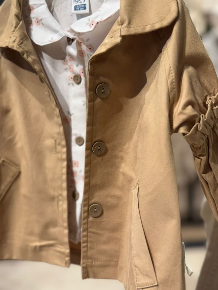 KIZ ÇOCUK TRENÇKOT TAKIM