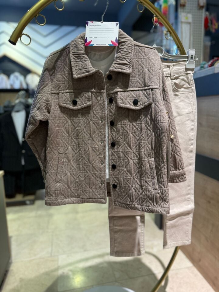 Erkek Kapitone Ceketli Pantolon Takımı