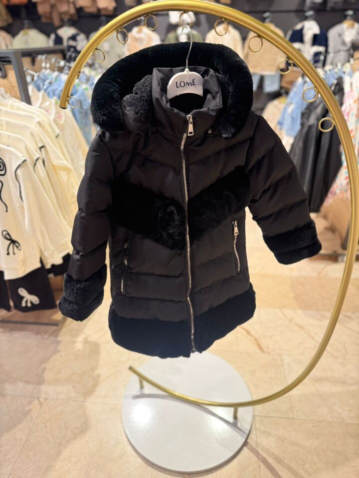 KIZ ÇOCUK KÜRKLÜ MONT