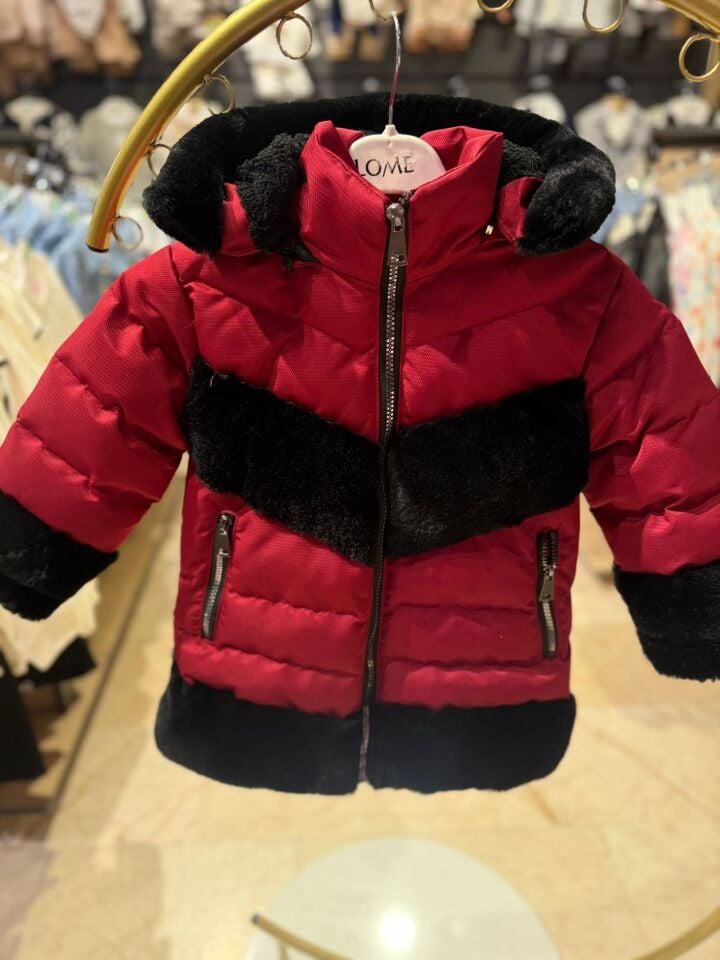 KIZ ÇOCUK KÜRKLÜ MONT