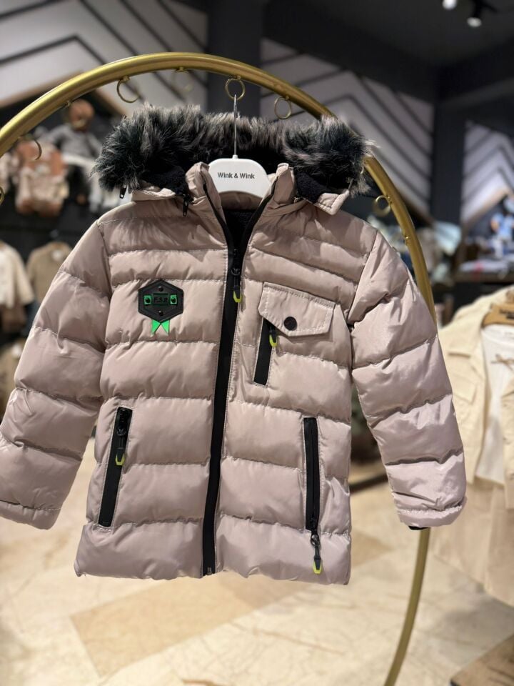 İÇİ YÜNLÜ ERKEK ÇOCUK MONT