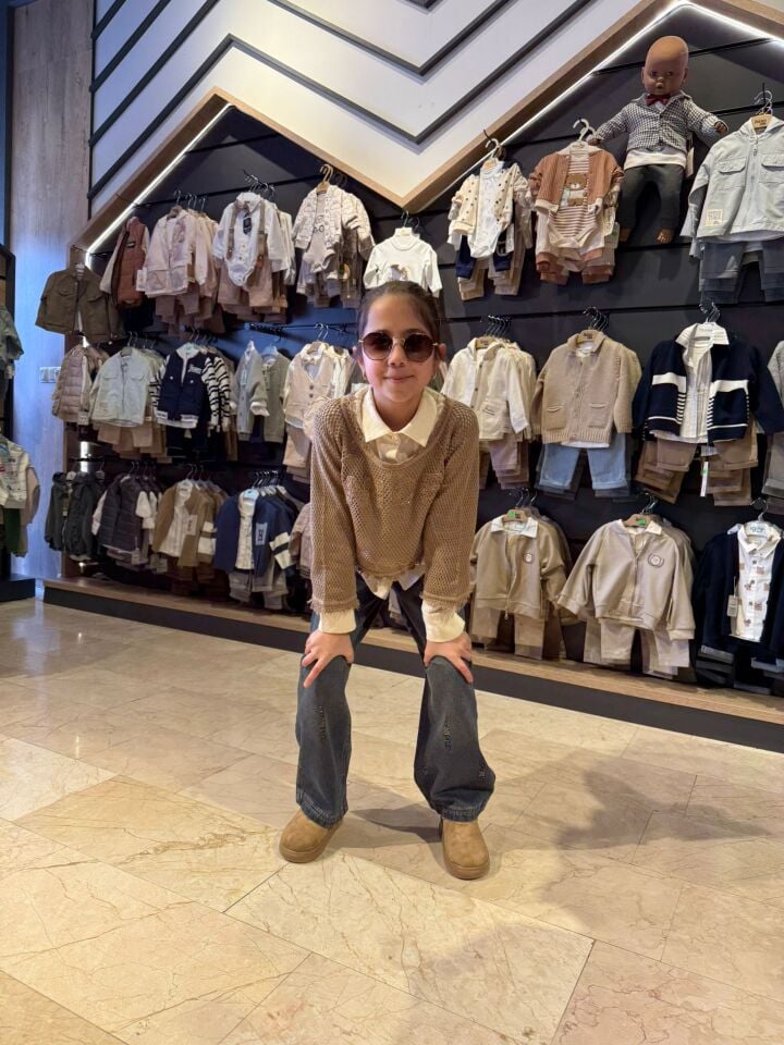 Garson Boy Premium 3’lü Takım – Triko Kazak, Gömlek & Rahat Kalıp Jean Pantolon