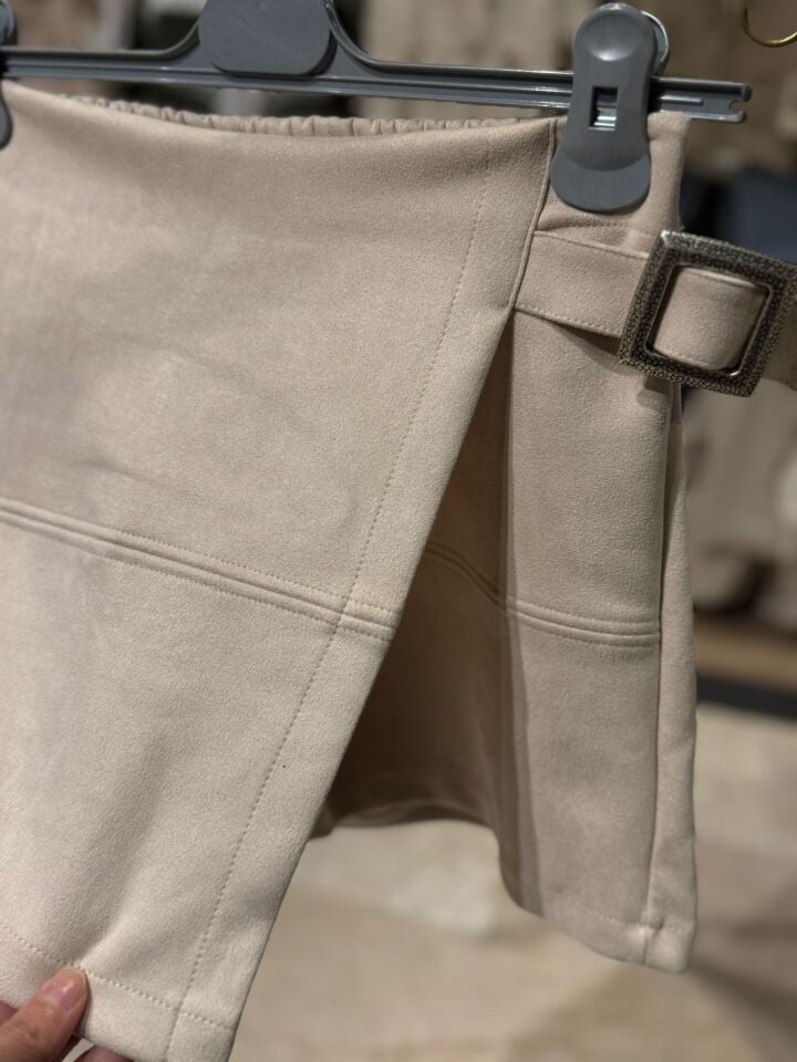 Kız Çocuk Kemer Detaylı Etek