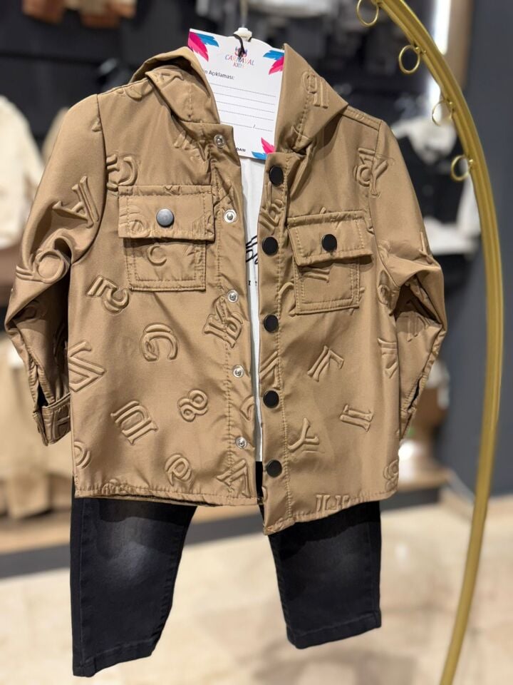 Kabartma Desenli Çocuk Takımı