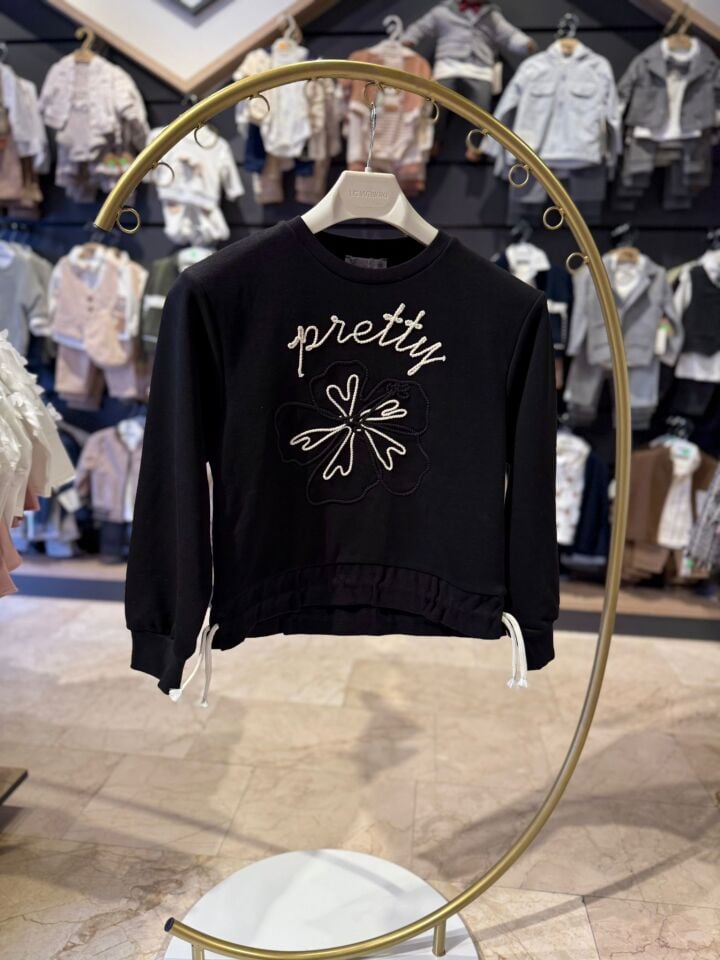 Escabel Kız Çocuk Nakışlı Sweatshirt