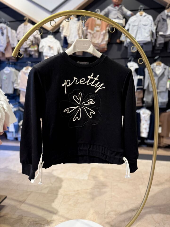 Escabel Kız Çocuk Nakışlı Sweatshirt