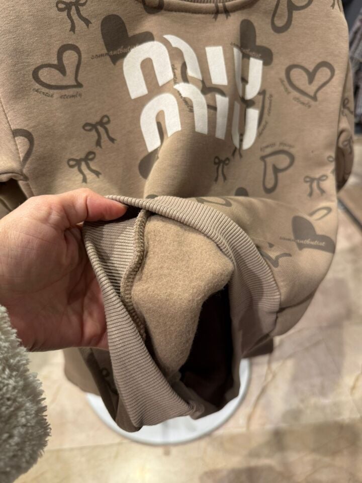 Kalp Desenli Kız Çocuk İkili Takım